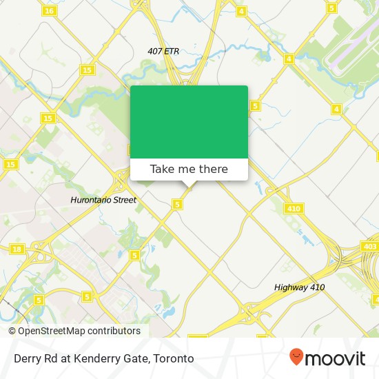 Derry Rd at Kenderry Gate map