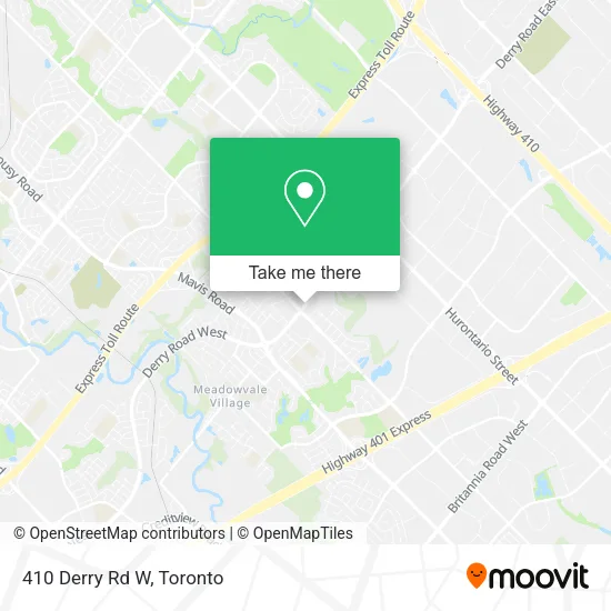410 Derry Rd W map