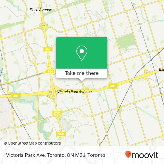 Victoria Park Ave, Toronto, ON M2J plan