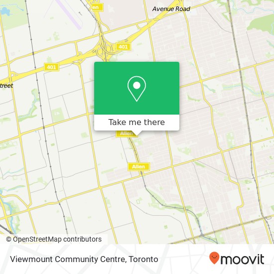 Viewmount Community Centre map