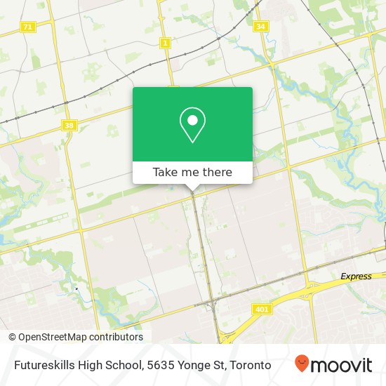 Futureskills High School, 5635 Yonge St map