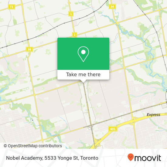 Nobel Academy, 5533 Yonge St map