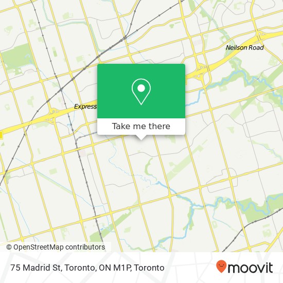75 Madrid St, Toronto, ON M1P map