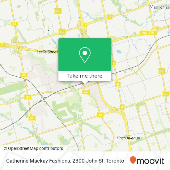 Catherine Mackay Fashions, 2300 John St map