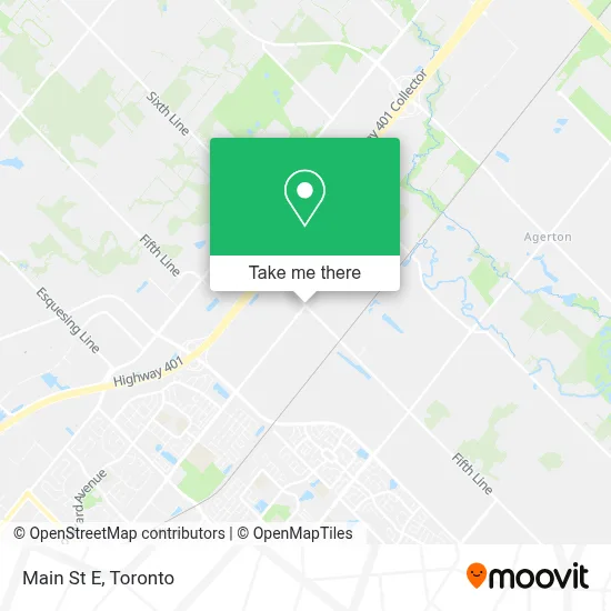 Main St E map