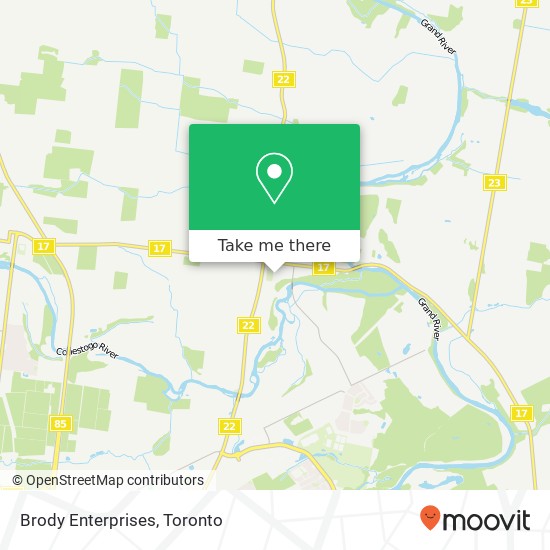 Brody Enterprises map