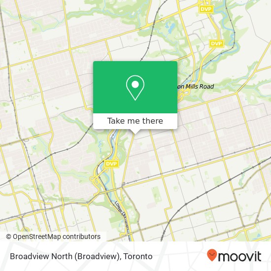 Broadview North map