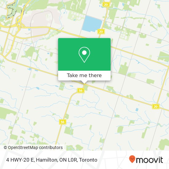 4 HWY-20 E, Hamilton, ON L0R map