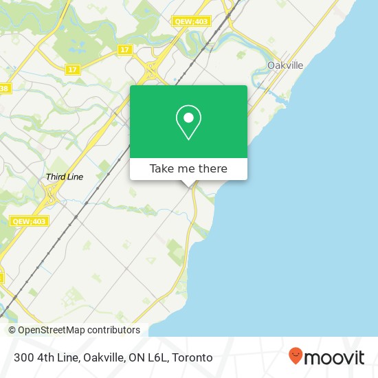 300 4th Line, Oakville, ON L6L map