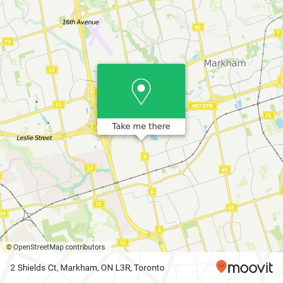 2 Shields Ct, Markham, ON L3R map