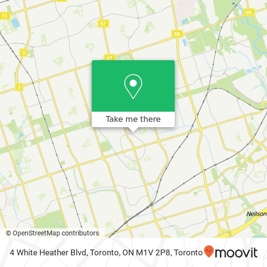 4 White Heather Blvd, Toronto, ON M1V 2P8 plan