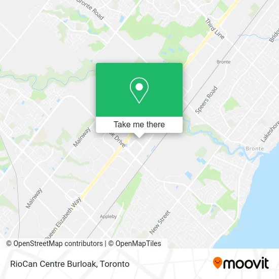 RioCan Centre Burloak map