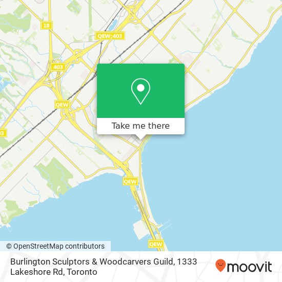 Burlington Sculptors & Woodcarvers Guild, 1333 Lakeshore Rd map