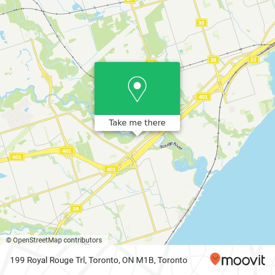 199 Royal Rouge Trl, Toronto, ON M1B map