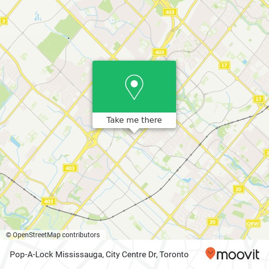 Pop-A-Lock Mississauga, City Centre Dr map