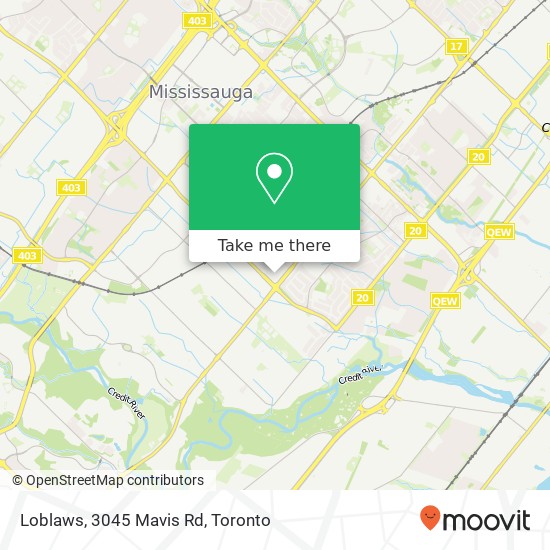 Loblaws, 3045 Mavis Rd plan