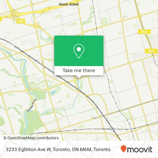 3233 Eglinton Ave W, Toronto, ON M6M plan