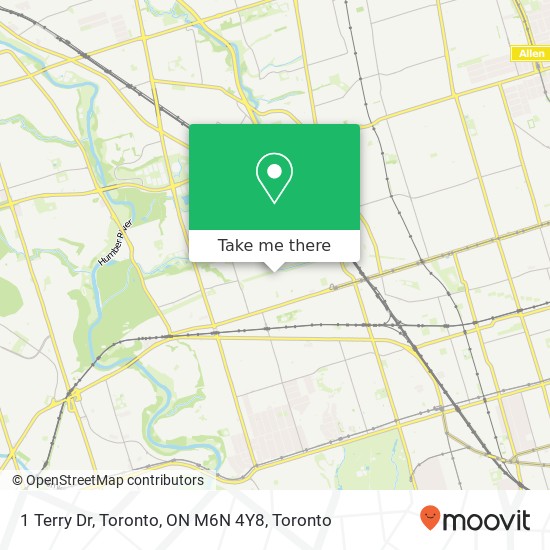 1 Terry Dr, Toronto, ON M6N 4Y8 map