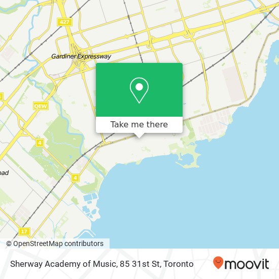 Sherway Academy of Music, 85 31st St map