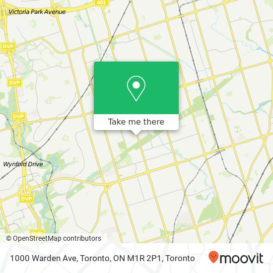 1000 Warden Ave, Toronto, ON M1R 2P1 map
