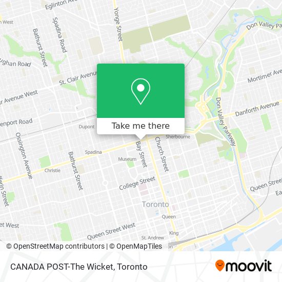 CANADA POST-The Wicket map