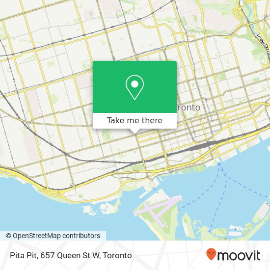 Pita Pit, 657 Queen St W map