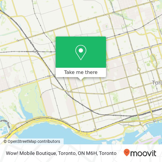 Wow! Mobile Boutique, Toronto, ON M6H map
