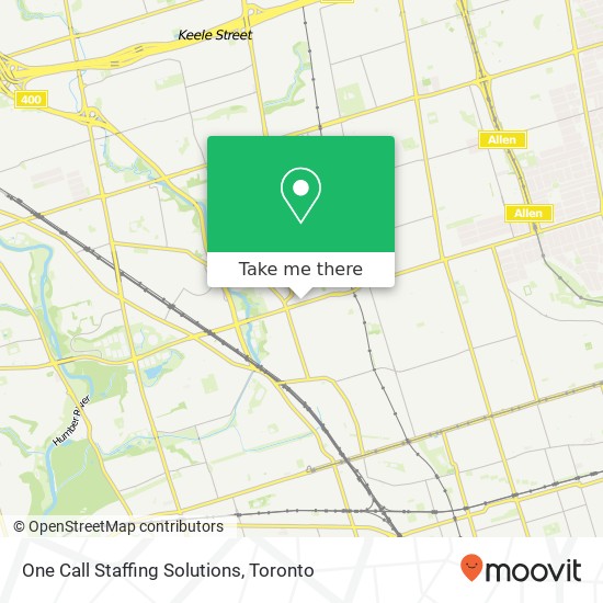 One Call Staffing Solutions, 2570 Eglinton Ave W map