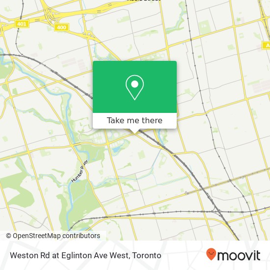 Weston Rd at Eglinton Ave West map