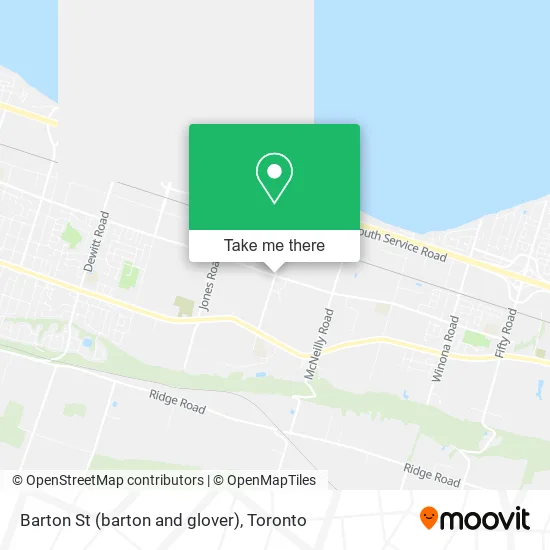 Barton St (barton and glover) map