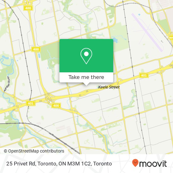 25 Privet Rd, Toronto, ON M3M 1C2 map