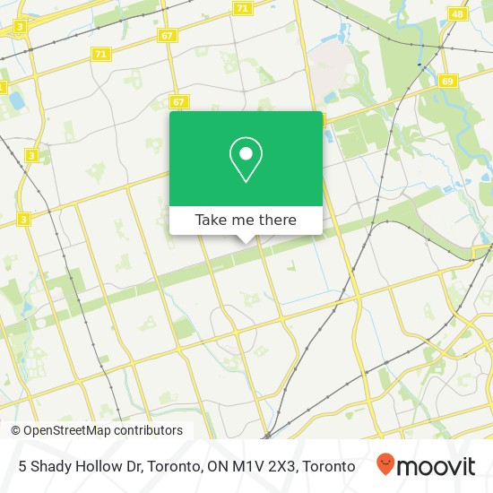 5 Shady Hollow Dr, Toronto, ON M1V 2X3 plan