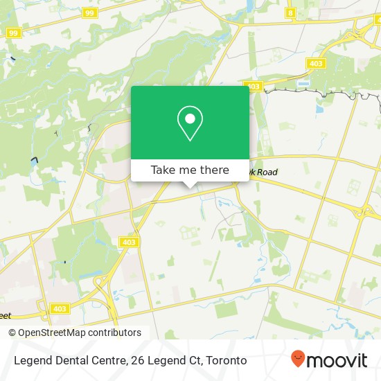 Legend Dental Centre, 26 Legend Ct map