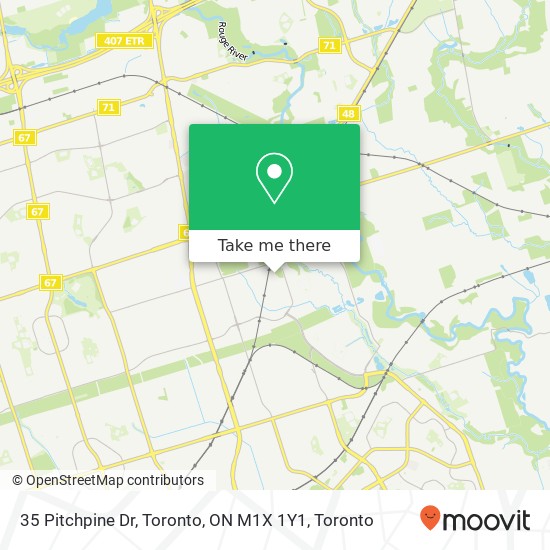 35 Pitchpine Dr, Toronto, ON M1X 1Y1 map