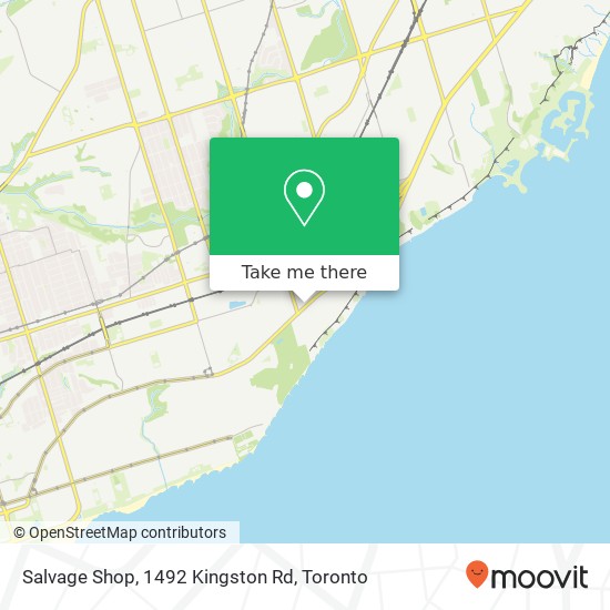 Salvage Shop, 1492 Kingston Rd map