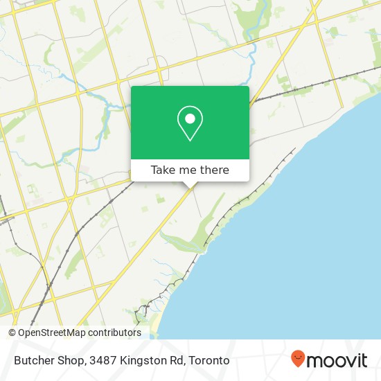 Butcher Shop, 3487 Kingston Rd map