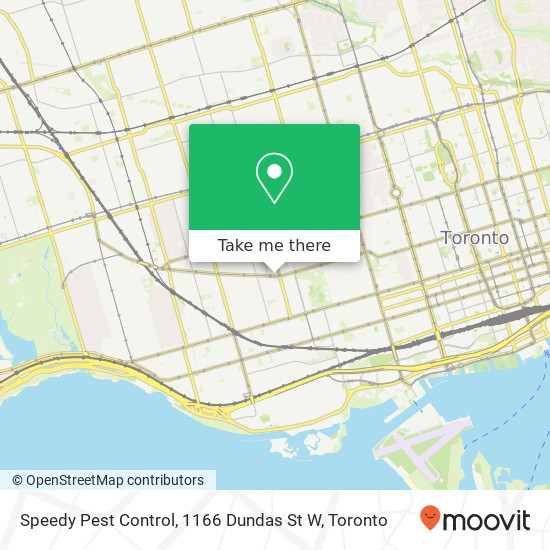 Speedy Pest Control, 1166 Dundas St W plan