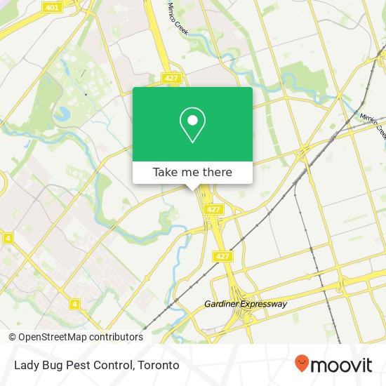 Lady Bug Pest Control map