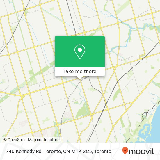 740 Kennedy Rd, Toronto, ON M1K 2C5 map