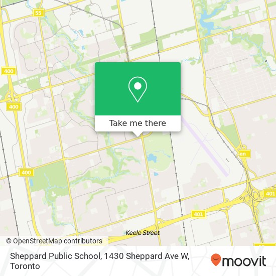 Sheppard Public School, 1430 Sheppard Ave W map