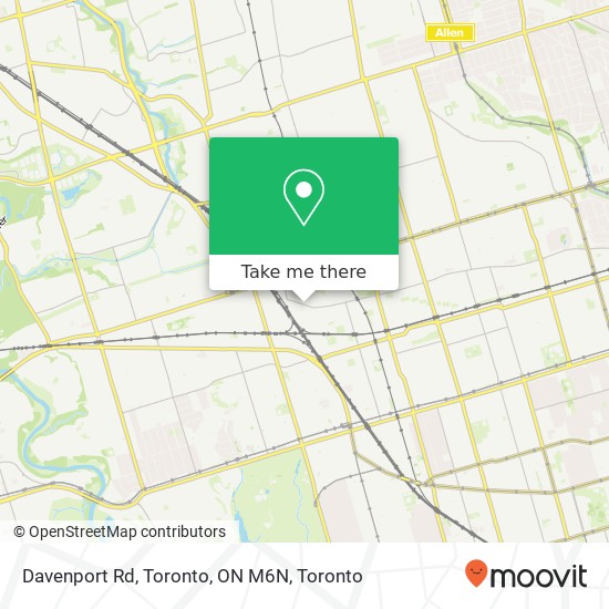 Davenport Rd, Toronto, ON M6N map