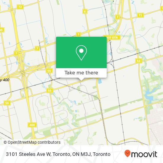 3101 Steeles Ave W, Toronto, ON M3J map