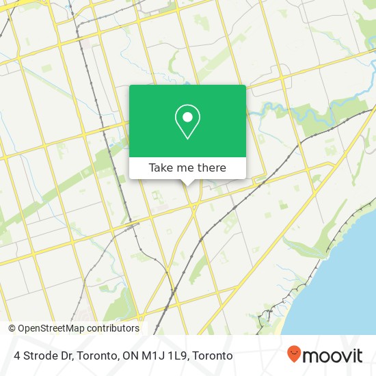 4 Strode Dr, Toronto, ON M1J 1L9 map