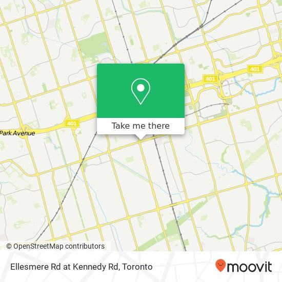 Ellesmere Rd at Kennedy Rd map