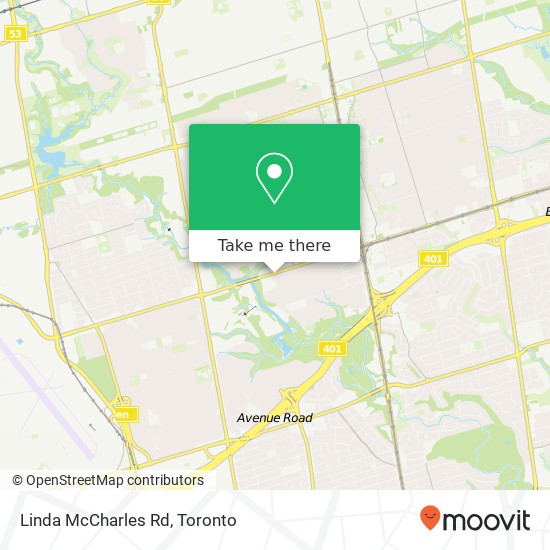 Linda McCharles Rd map
