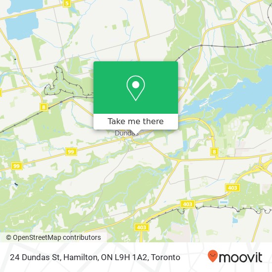24 Dundas St, Hamilton, ON L9H 1A2 map