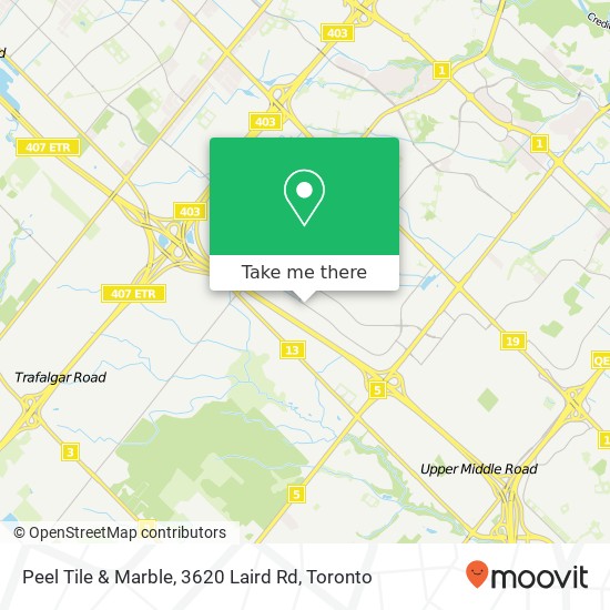 Peel Tile & Marble, 3620 Laird Rd map
