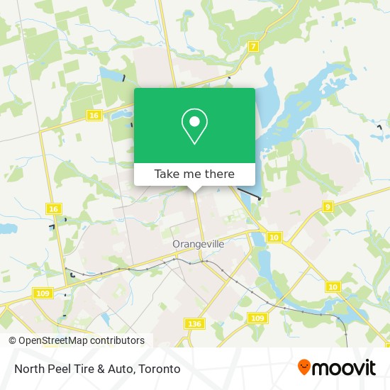 North Peel Tire & Auto map