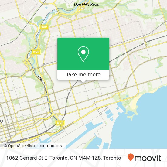 1062 Gerrard St E, Toronto, ON M4M 1Z8 map