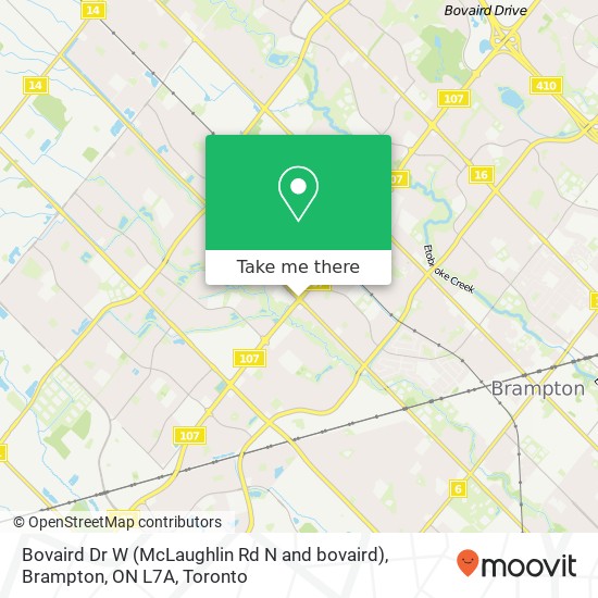 Bovaird Dr W (McLaughlin Rd N and bovaird), Brampton, ON L7A map